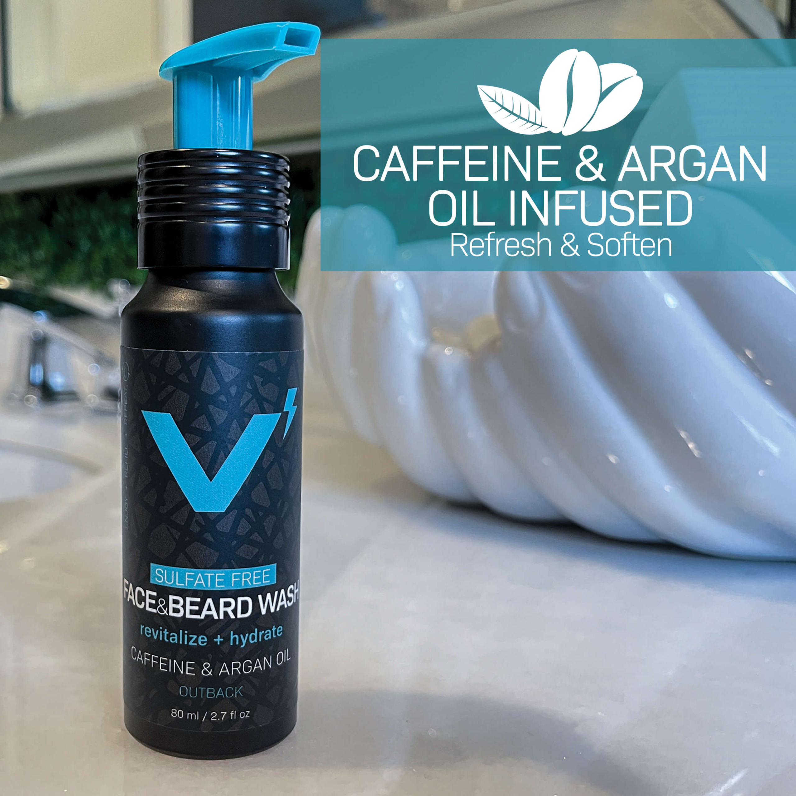 Caffein Infused Face And Beard Wash