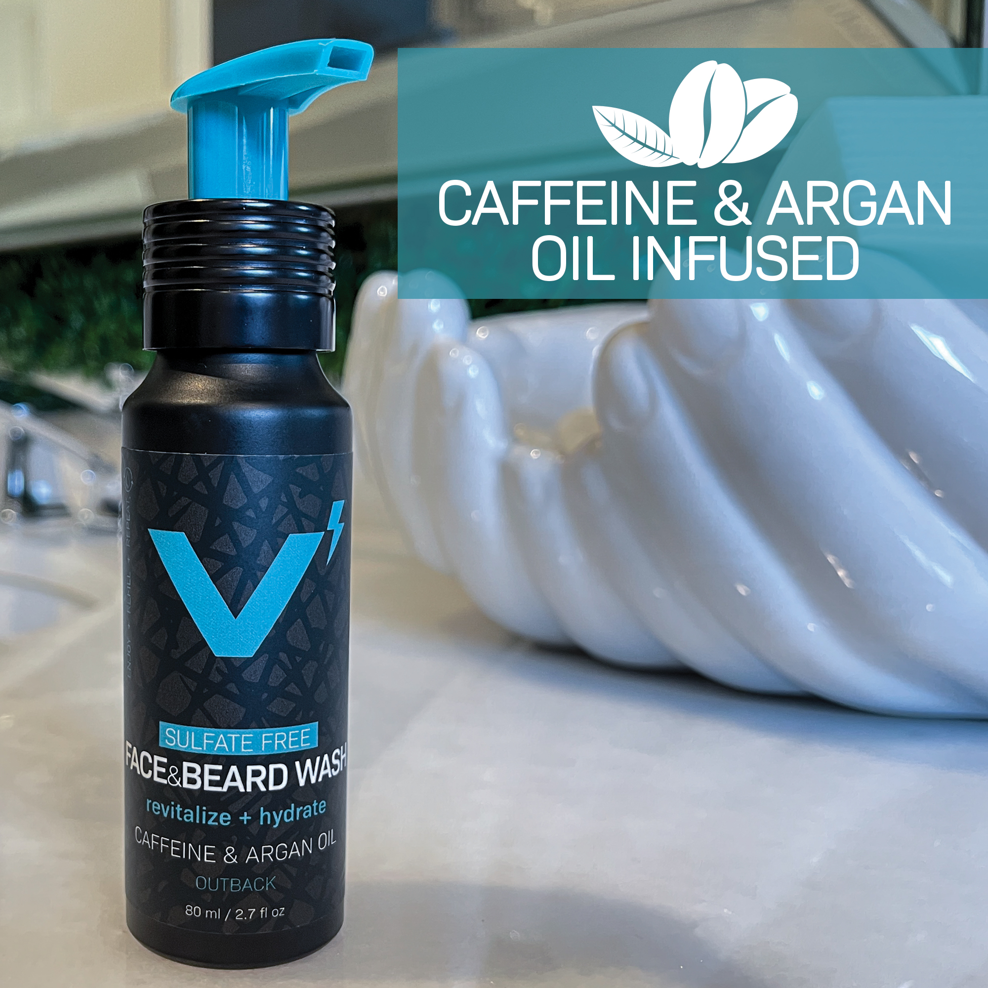 Caffein Infused Face And Beard Wash
