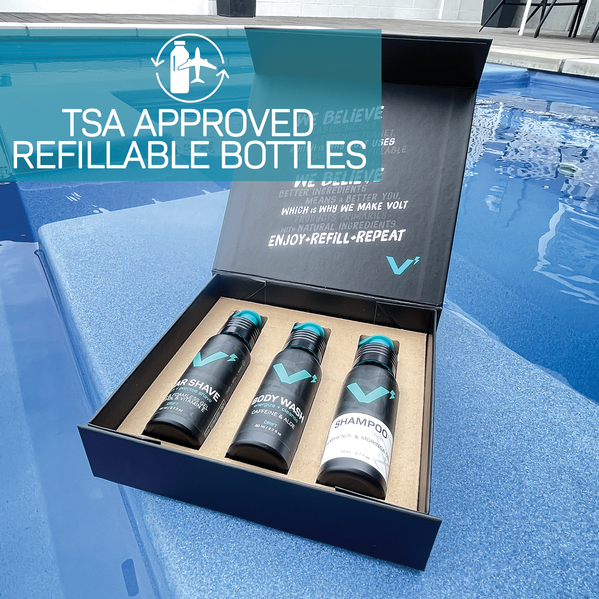 Tsa Refillable Packaging